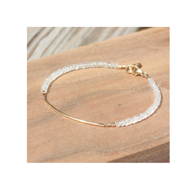 MOONSTONE CALLA BRACELET