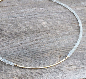 MOONSTONE CALLA NECKLACE